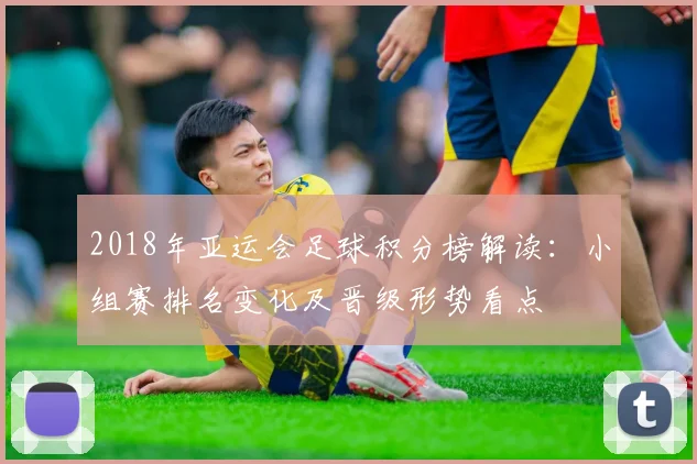 2018年亚运会足球积分榜解读：小组赛排名变化及晋级形势看点
